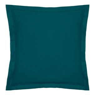 Taie d'oreiller - coton - bleu - 63x63 cm