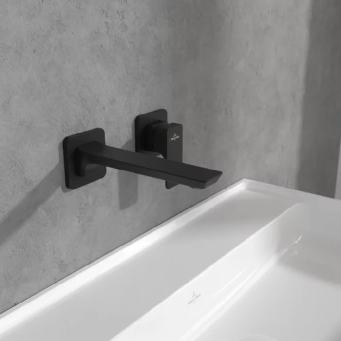 Mitigeur lavabo mural Subway 3.0 Noir mat