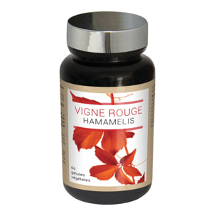 NUTRI EXPERT - Vigne Rouge Hamamélis - Contribue à une Circulation Sanguine Normale - Favorise la Sensation de Jambes Légères - Favorise le Confort Circulatoire - Vegan - 60 gélules