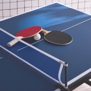 Mini table de ping pong intérieure pliante avec 2 raquettes et 3 balles MINI TABLE DE PING PONG INTÉRIEURE