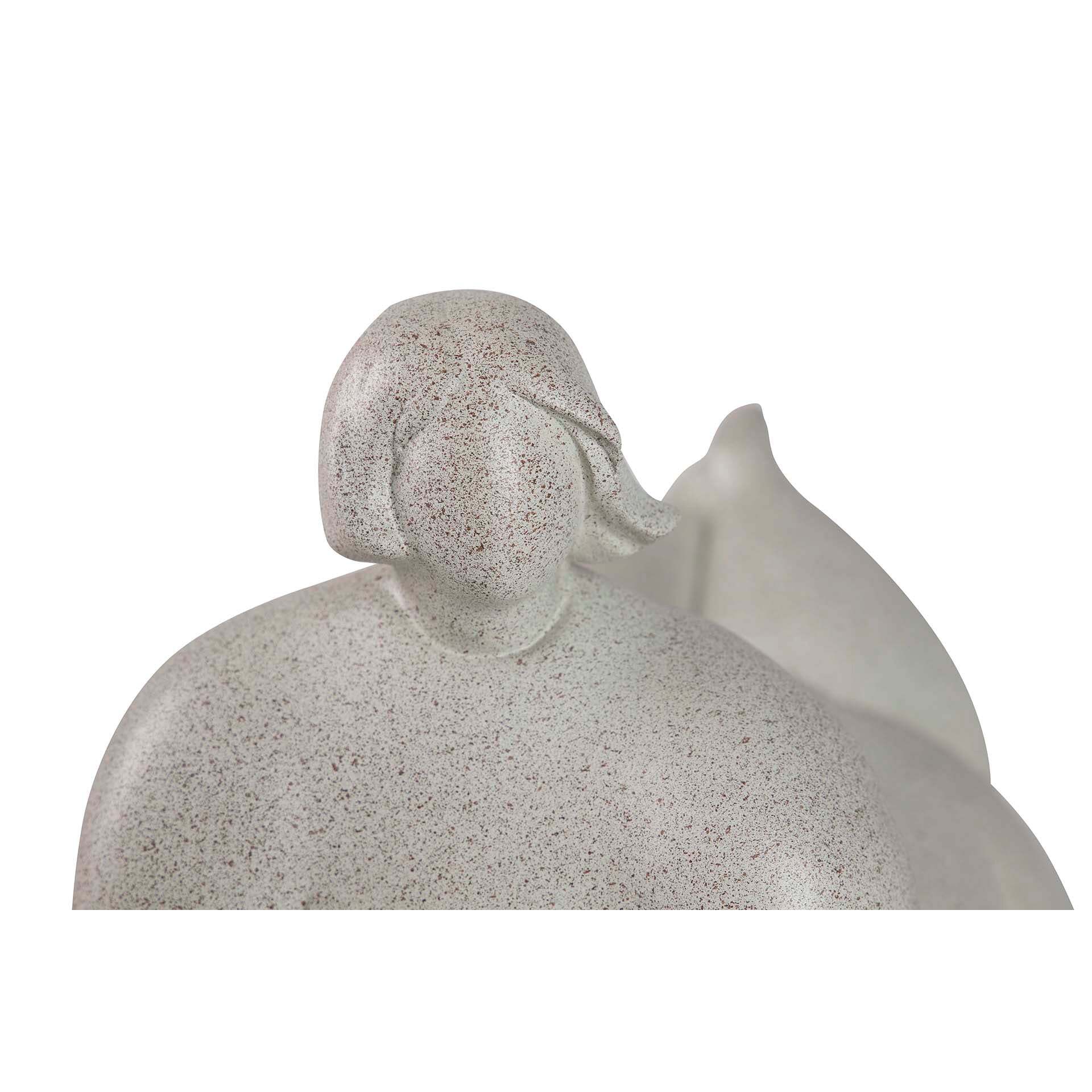 Figura Mujer Resina Yoga 35x18x20 Cm