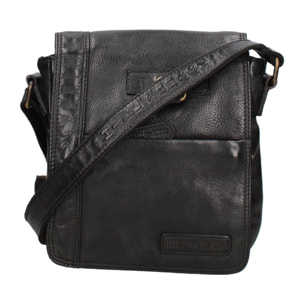 Borsa a tracolla  da uomo In Vera pelle Made in Italy 20x25x6 cm
