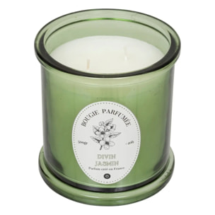 Bougie parfumée Hapo 500g pot en verre avec couvercle jasmin