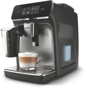 Expresso Broyeur PHILIPS EP2339/10 Machine à café à grain Silent Brew Série 2300 LatteGo