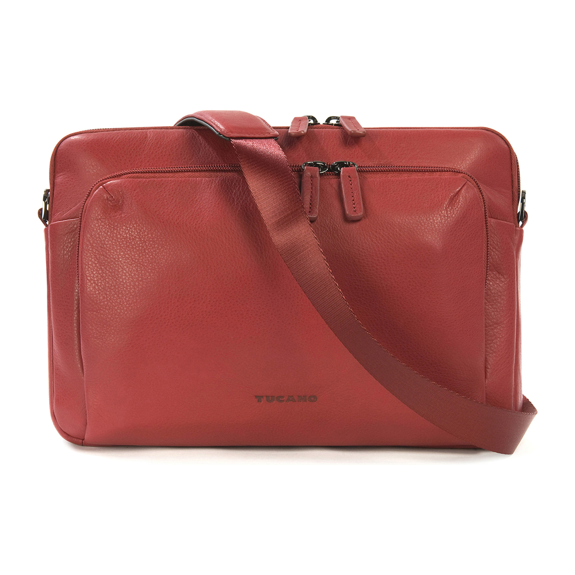 Borsa a tracolla  unisex In Vera pelle Made in Italy 34x23x8,5 cm