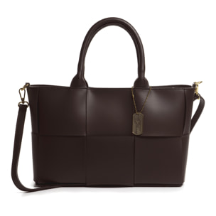 Borsa a tracolla da donna Andreis. Finitura Ruga in vera pelle.