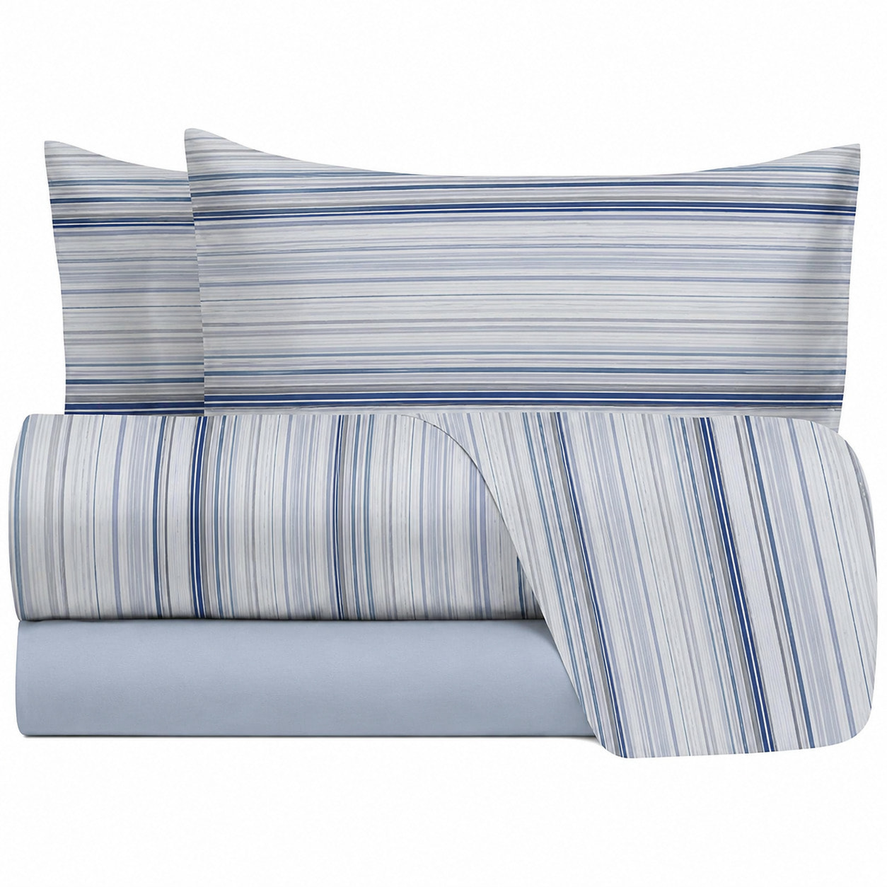 HERMET Completo Letto Matrimoniale in 100% Cotone_Roberta_Avio