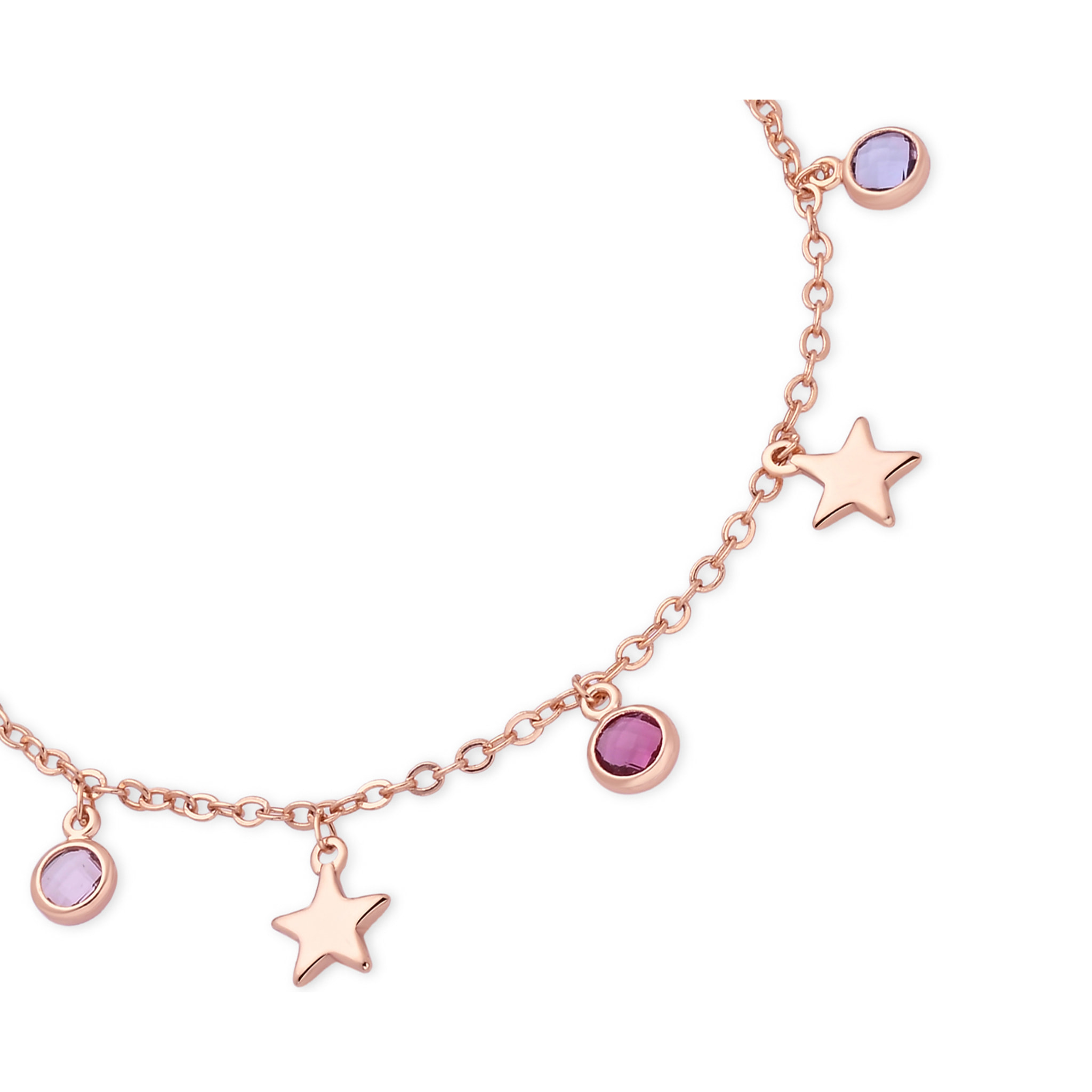 Pulsera Varwi acabado oro rosa 18k