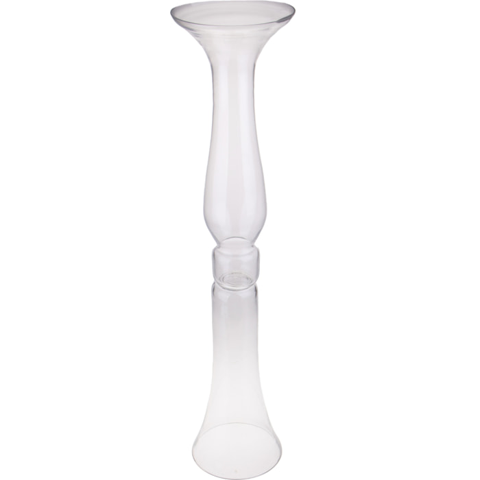 Vaso Inverso. Altezza 100 Cm - Pezzi 1 - 21X100X21cm - Colore: Incolore - Bianchi Dino - Vasi E Cont. Vetro, Alzate