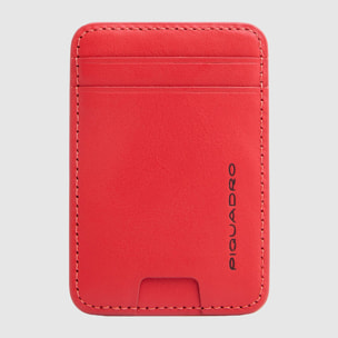 Piquadro Portacarte di credito MagSafe® in pelle