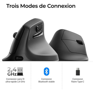 Souris Gamer Sans Fil KEYCHRON M5 8K Wireless