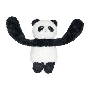 Peluche - JEUX 2 MOMES - Panda Calin Lestée - Lestée - Douce - Blanc et Noir