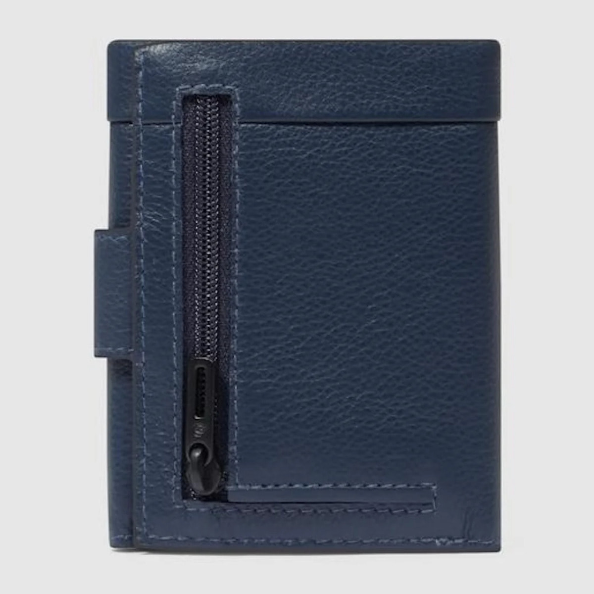 Piquadro Portafogli compatto con porta monete posteriore, porta carte di credito e protezione RFID