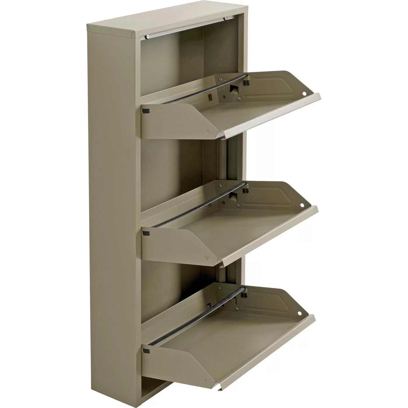 Casier à chaussures Caruso kaki 3 tiroirs Kare Design