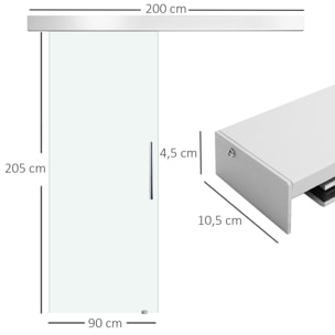 PuertaCorredera205x90cmPuertasCorrederasSatinadaDeslizantesCristalsinObra