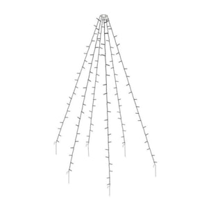 luces de bandera con 360 led en blanco cálido