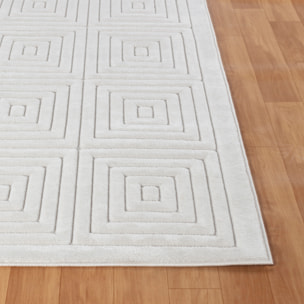 SAKURA Alfombra de Interior/Exterior con Motivos 3D en Relieve