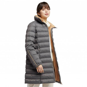 Abrigos Mujer de la marca GEOX  modelo W ILDE PARKA FLANPRINTED Gray