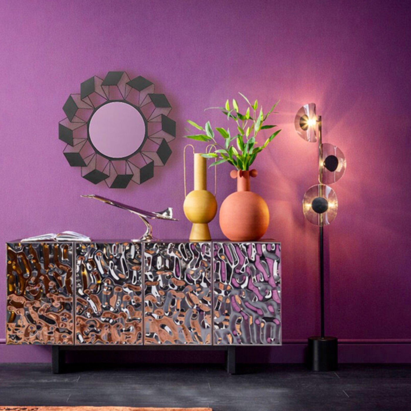 Miroir Cubes 70cm Kare Design