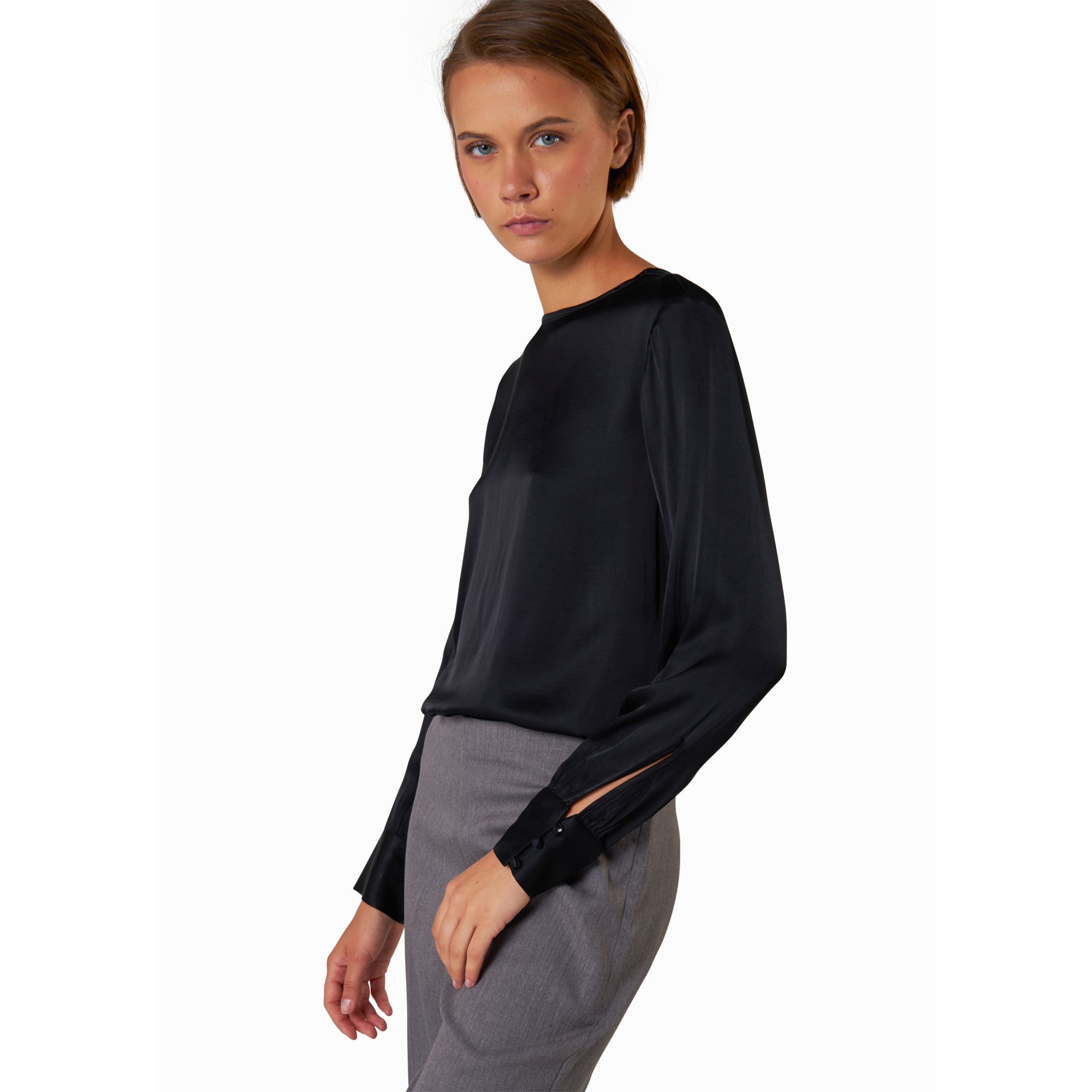 BLUSA NERO CONBIPEL