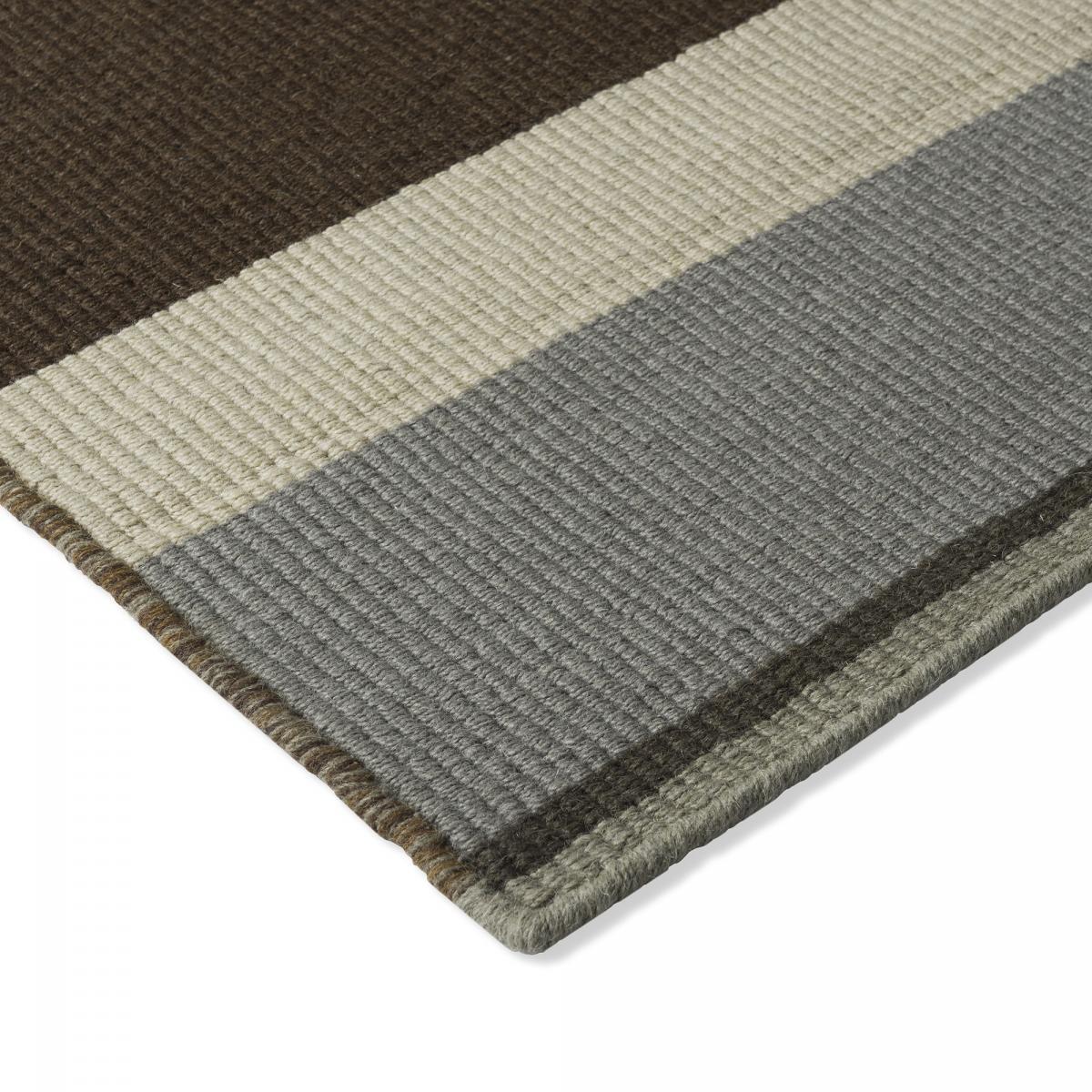 Tapis salon et chambre fait main en laine motif géométrique TABE