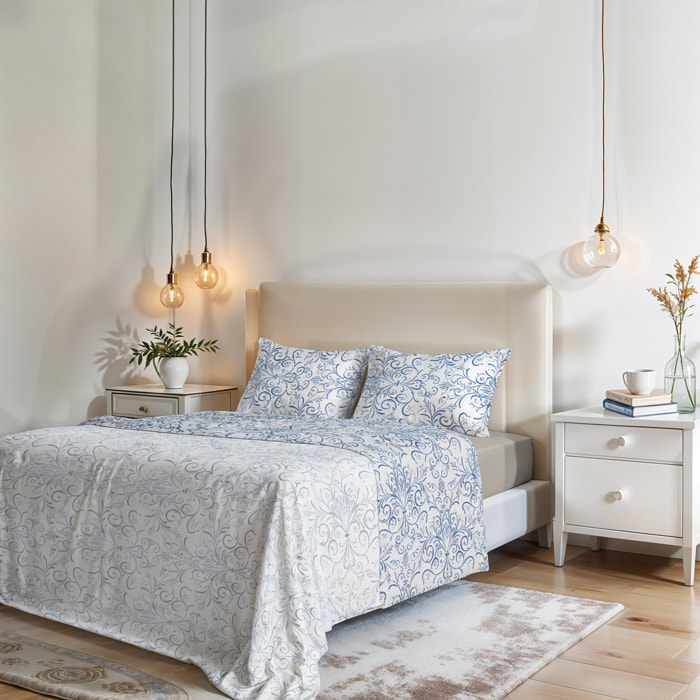 COMPLETO LETTO FANTASY, 100% Microfibra - ORNATOTEX