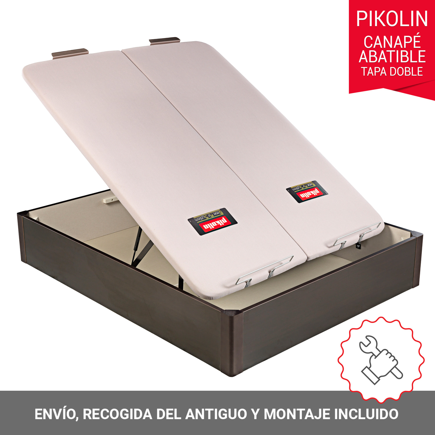 Canapé Abatible | 31CM | ENVIO, MONTAJE Y RETIRADA INCLUIDO | Tapa Doble | Design