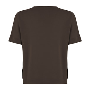 Top a maniche corte Merino Blend Top Short Sleeves