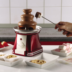 Fondue de chocolate 32W y capacidad 35L color rojo, Swiss Home