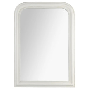 Miroir "Adèle" bois blanc 74x104cm