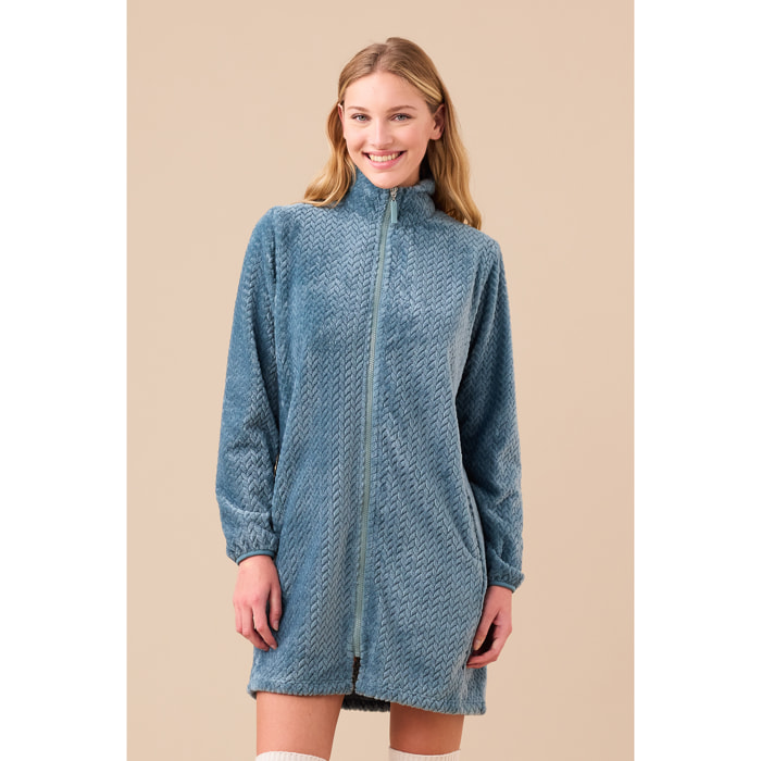 Vestaglia donna invernale in coral articolo unito. Noidinotte