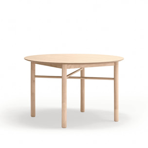 Mesa redonda Junco 120cm natural claro