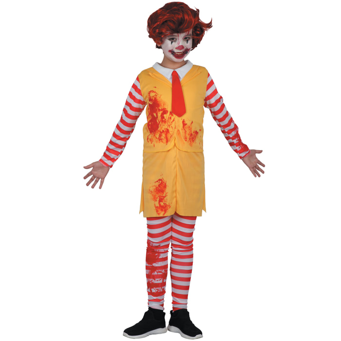 Travestimento Costume Halloween Horror Clown Boy Bambino