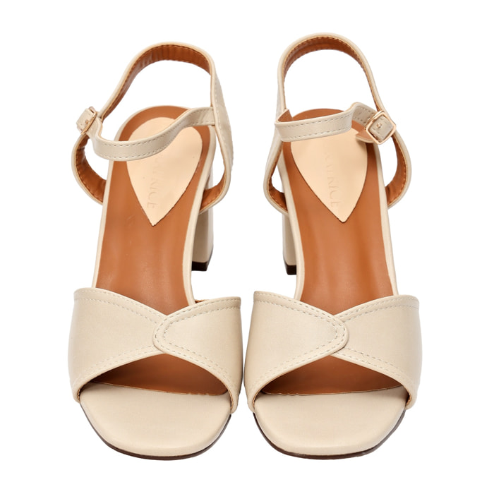 Sandali cinturino regolabile - tacco 7,5 cm