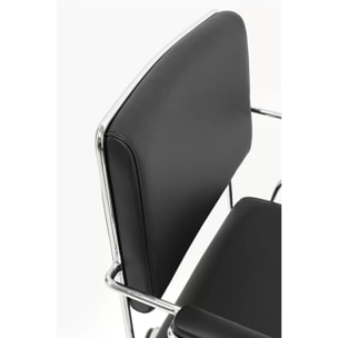 Chaise de bureau pivotante Dottore noire Kare Design