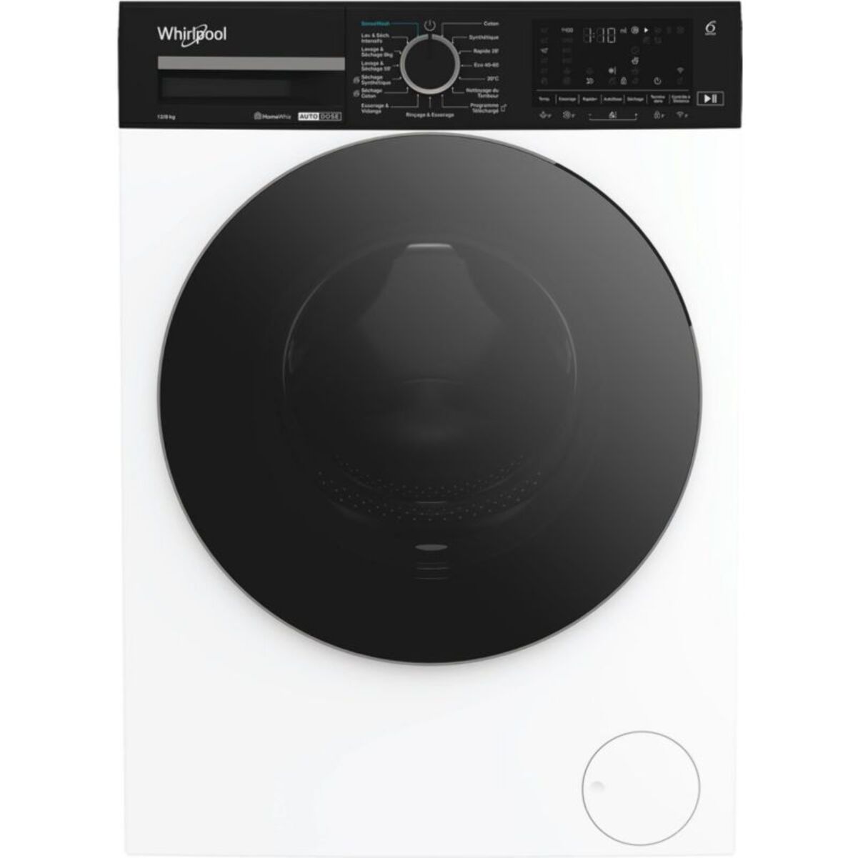 Lave linge séchant hublot WHIRLPOOL WPD2836WADSFR