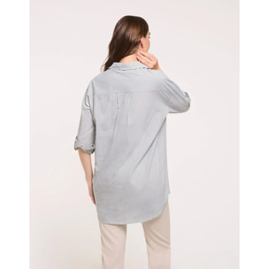 Camisa Manga Larga Rayas Caqui - Brosabeat