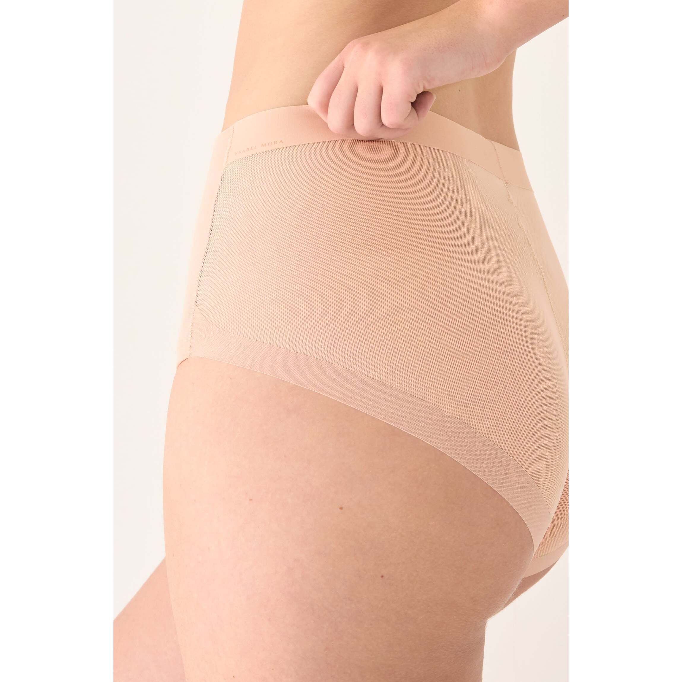 Slip vita alta donna Beige