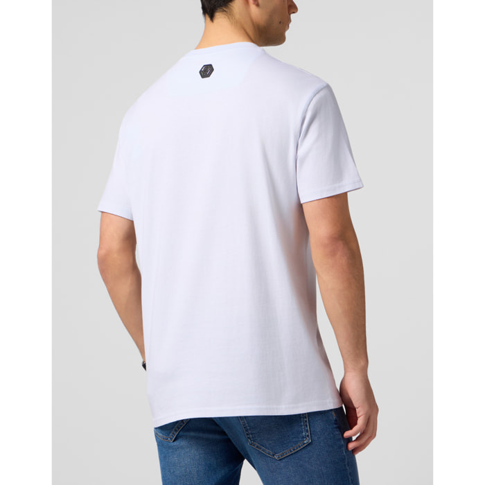 PHILIPP PLEIN Round Neck T-Shirt Little Devil Crystal