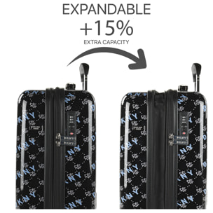 Juego De Maletas Pc Dkny Dkny-905 On Repeat Blk/Lt Charcoal-Ashly Blu