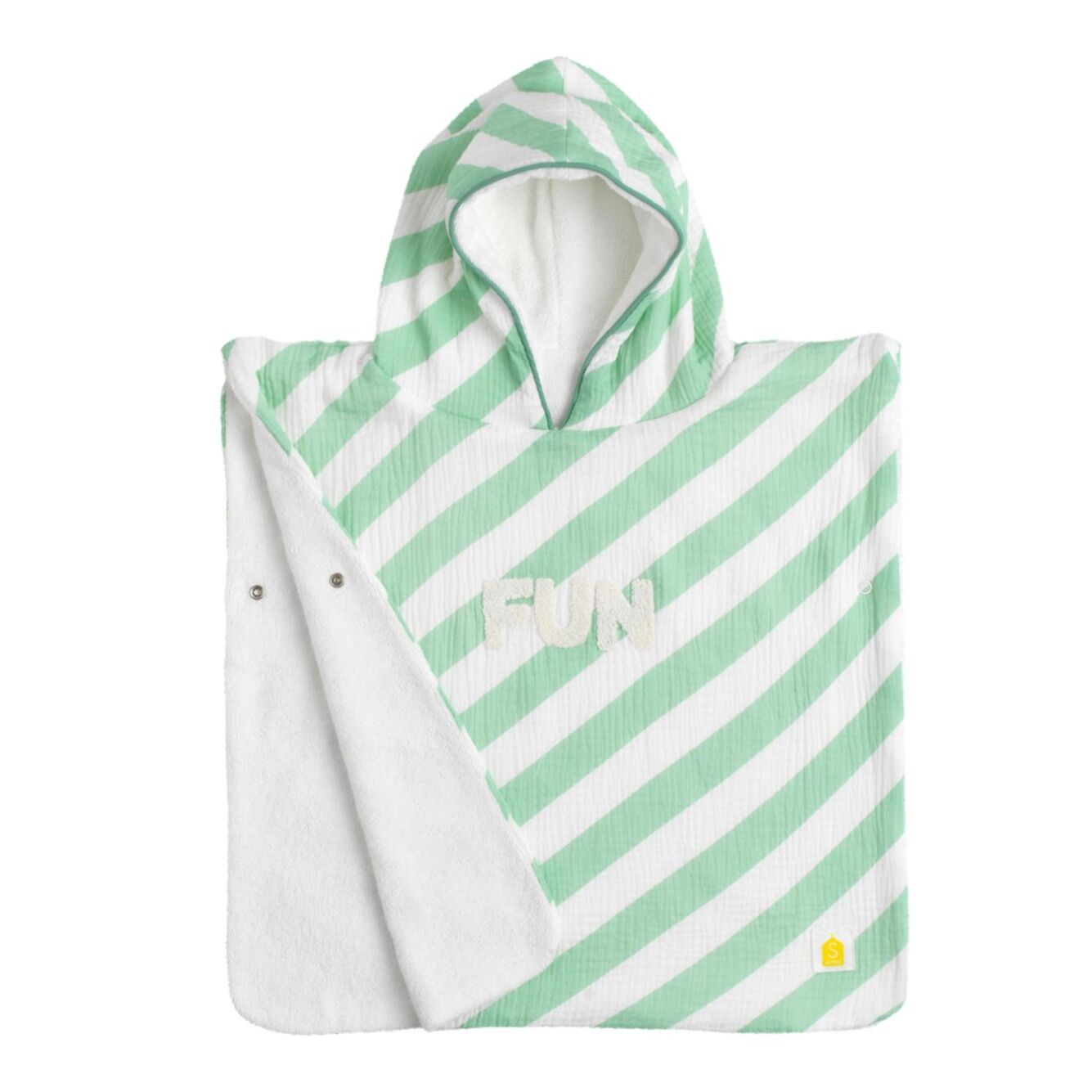 Poncho de bain bébé en coton