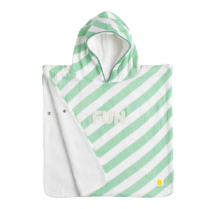 Poncho de bain bébé en coton