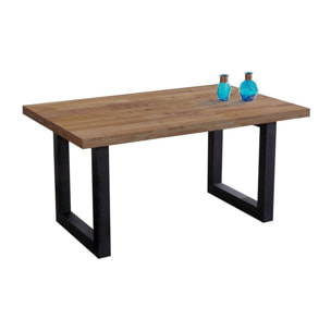 Mesa de comedor Loft 160 Roble boreal – Negro