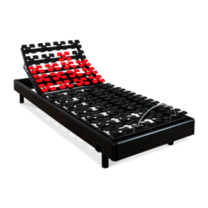 Ensemble Superflex 1 place | Sommier électrique + Matelas Mémoire de forme