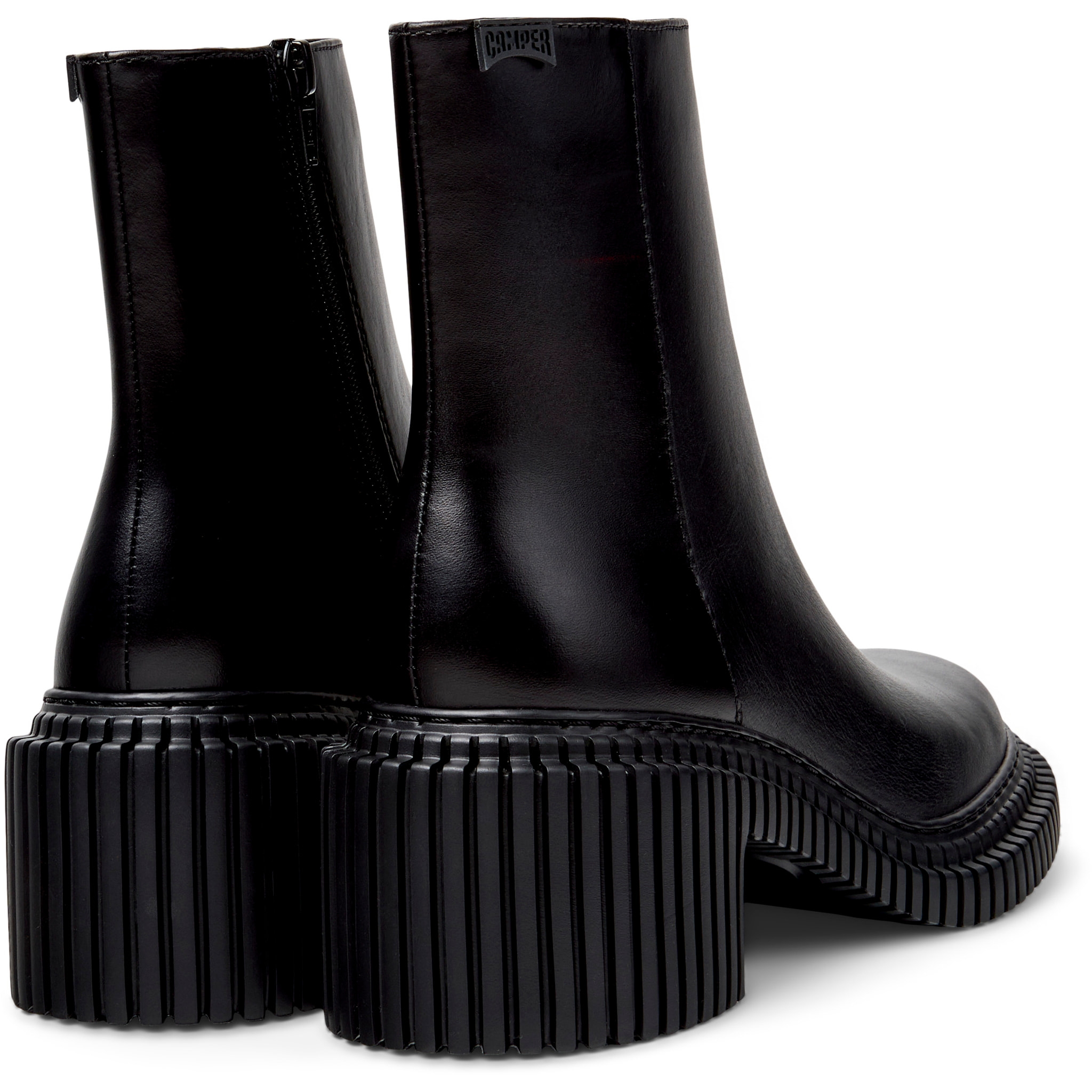 Botines - CAMPER Pix London - Negro - Cuero liso