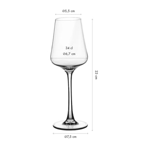 Verre à pied 34cl LAGOM - 6 pièces