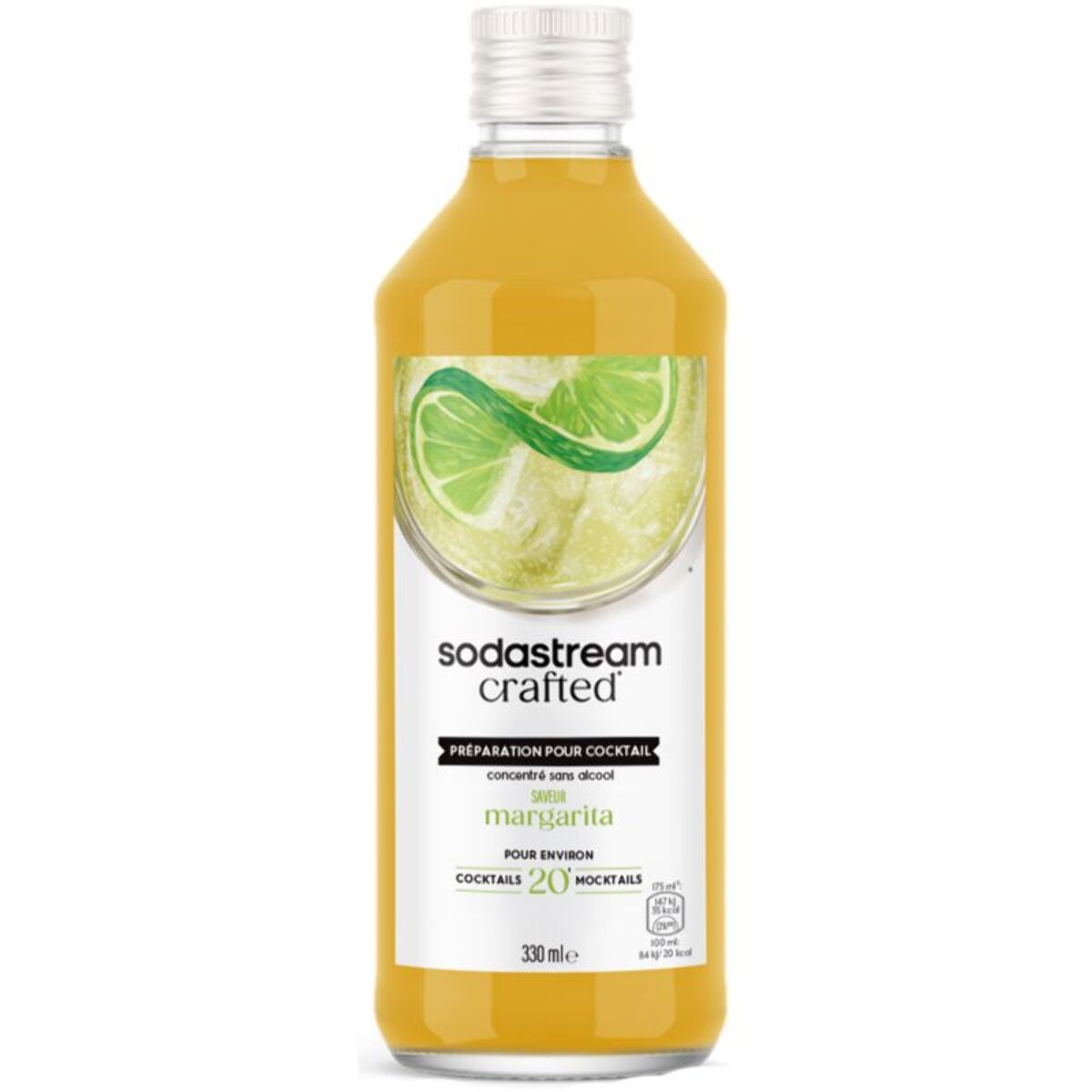 Concentré SODASTREAM mixer saveur Margarita sans alcool 330mL