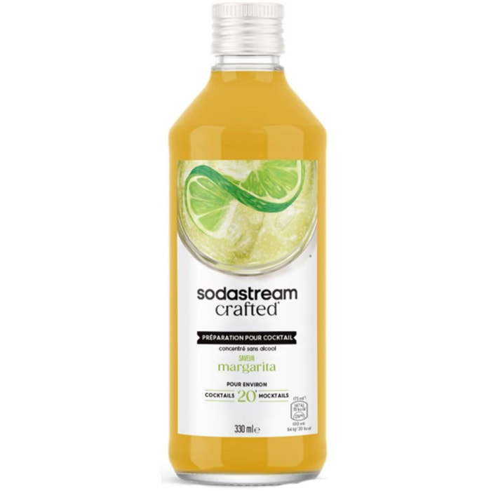 Concentré SODASTREAM mixer saveur Margarita sans alcool 330mL