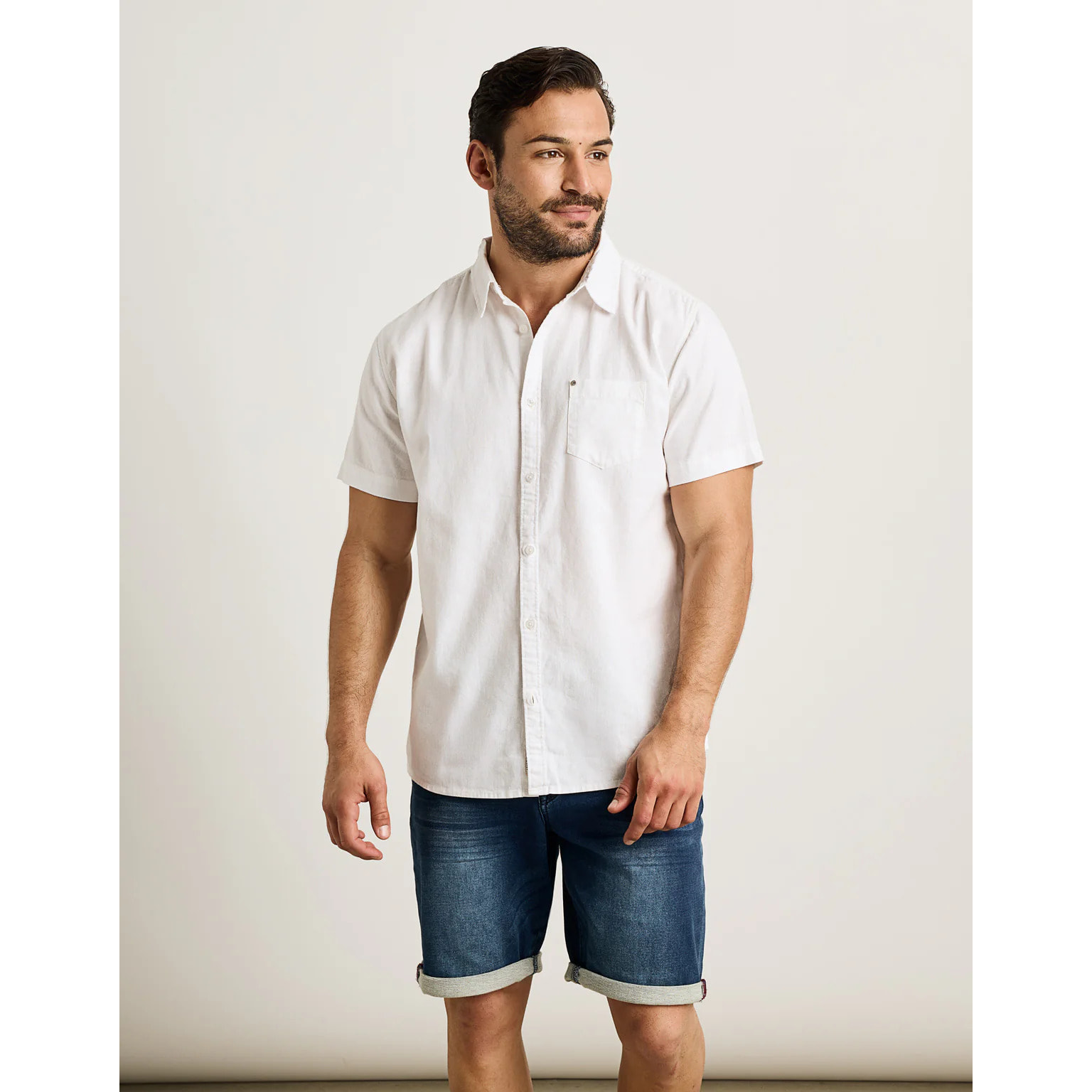 Camisa Manga Corta Blanco - Folka