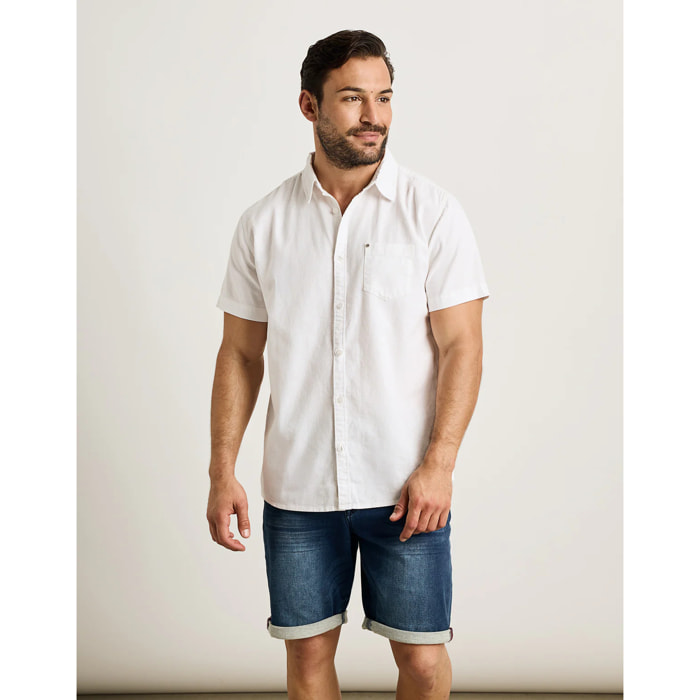 Camisa Manga Corta Blanco - Folka